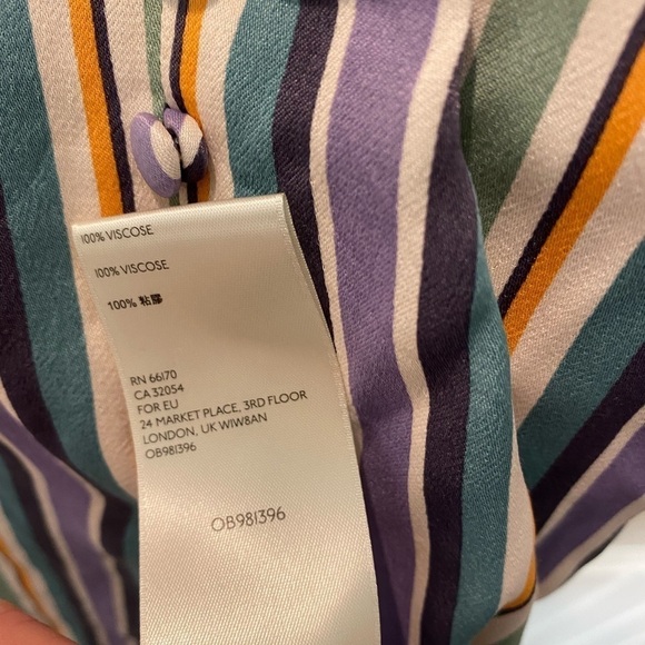 Anthropologie | Maeve Striped Button Freya Midi Skirt - Picture 10 of 10